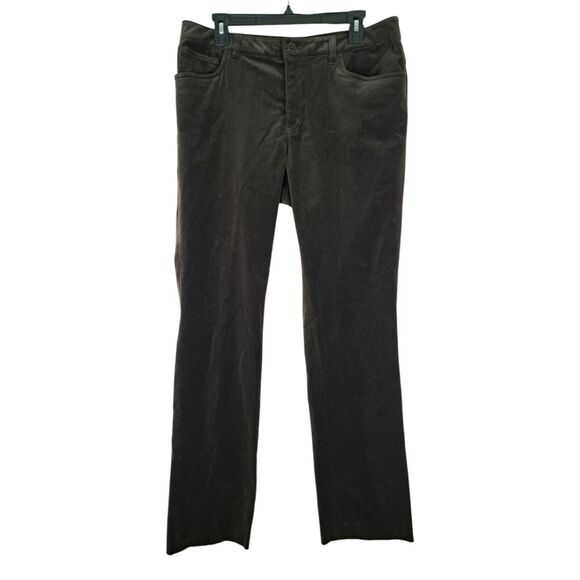 Lauren Ralph Lauren Pants - Lauren Ralph Lauren Soft Plush Velvet Brown Women Pants Size 12 Zip Button